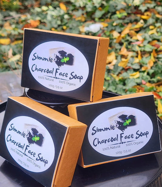 Simmie Charcoal Face Soap (3pack)