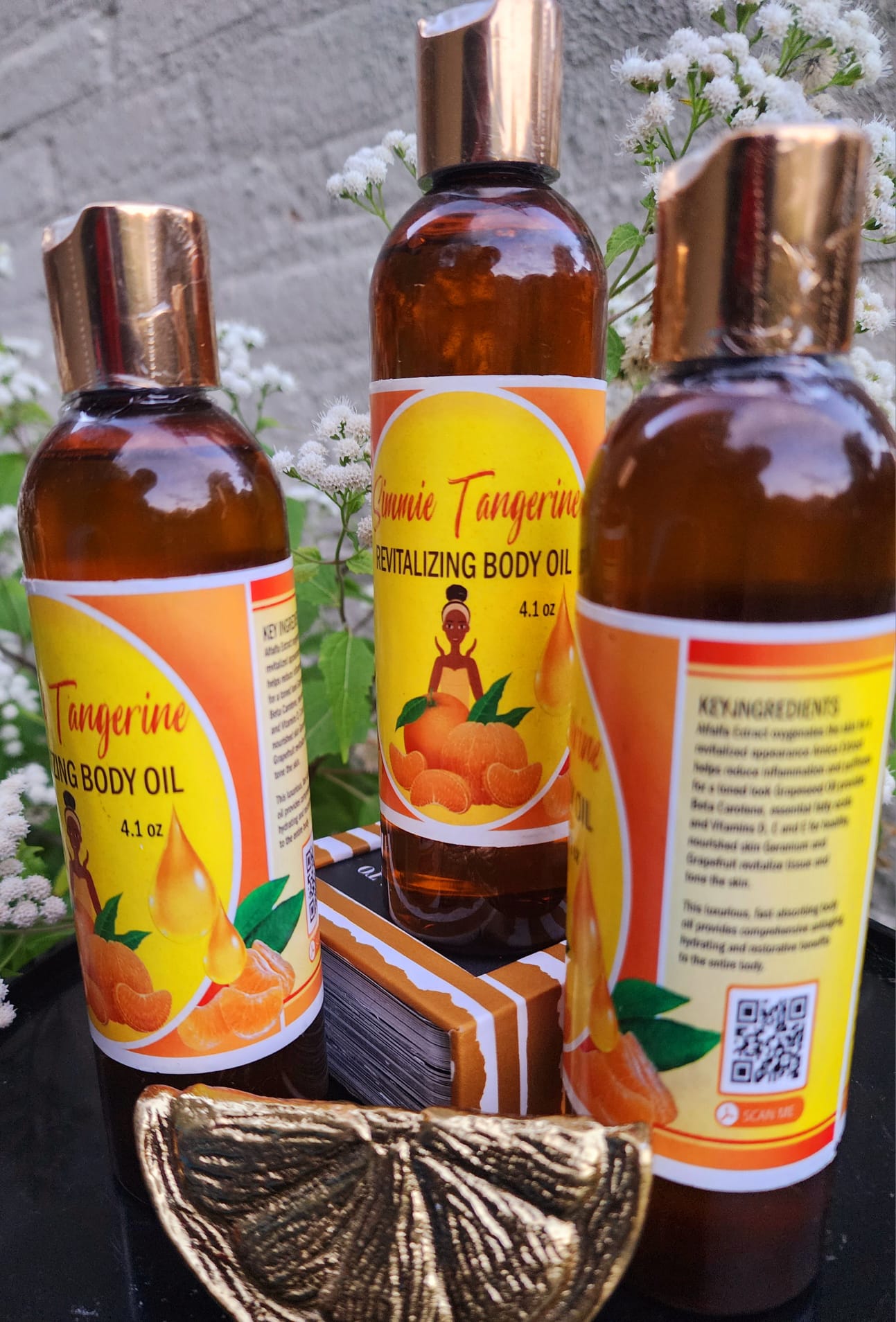 Simmie Tangerine Revitalizing Body Oil