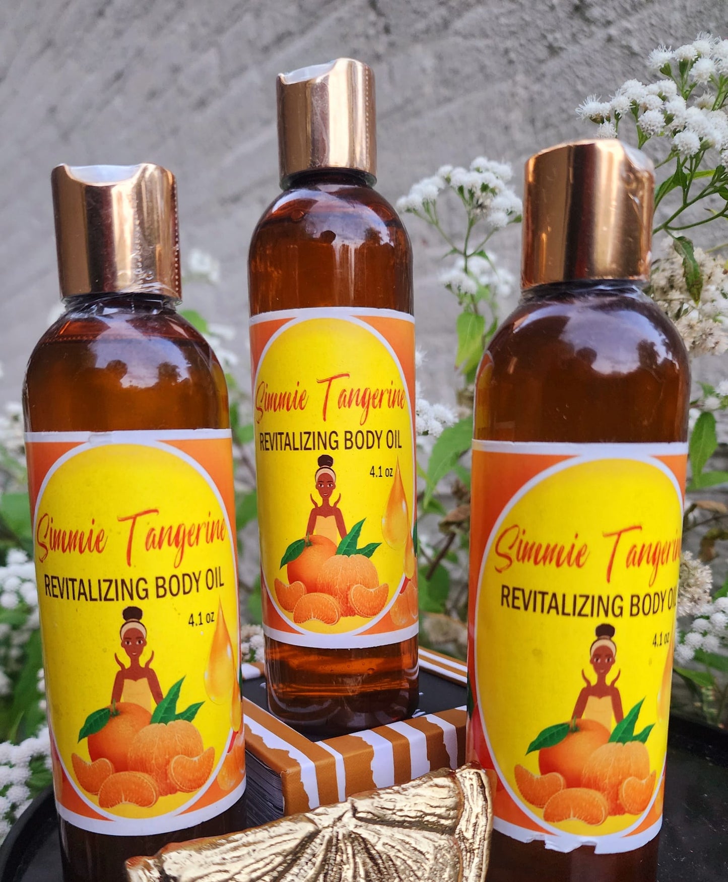 Simmie Tangerine Revitalizing Body Oil