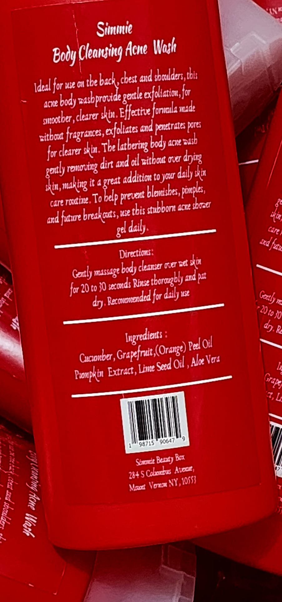 Simmie Body Cleansing Acne Wash (3 Pack )