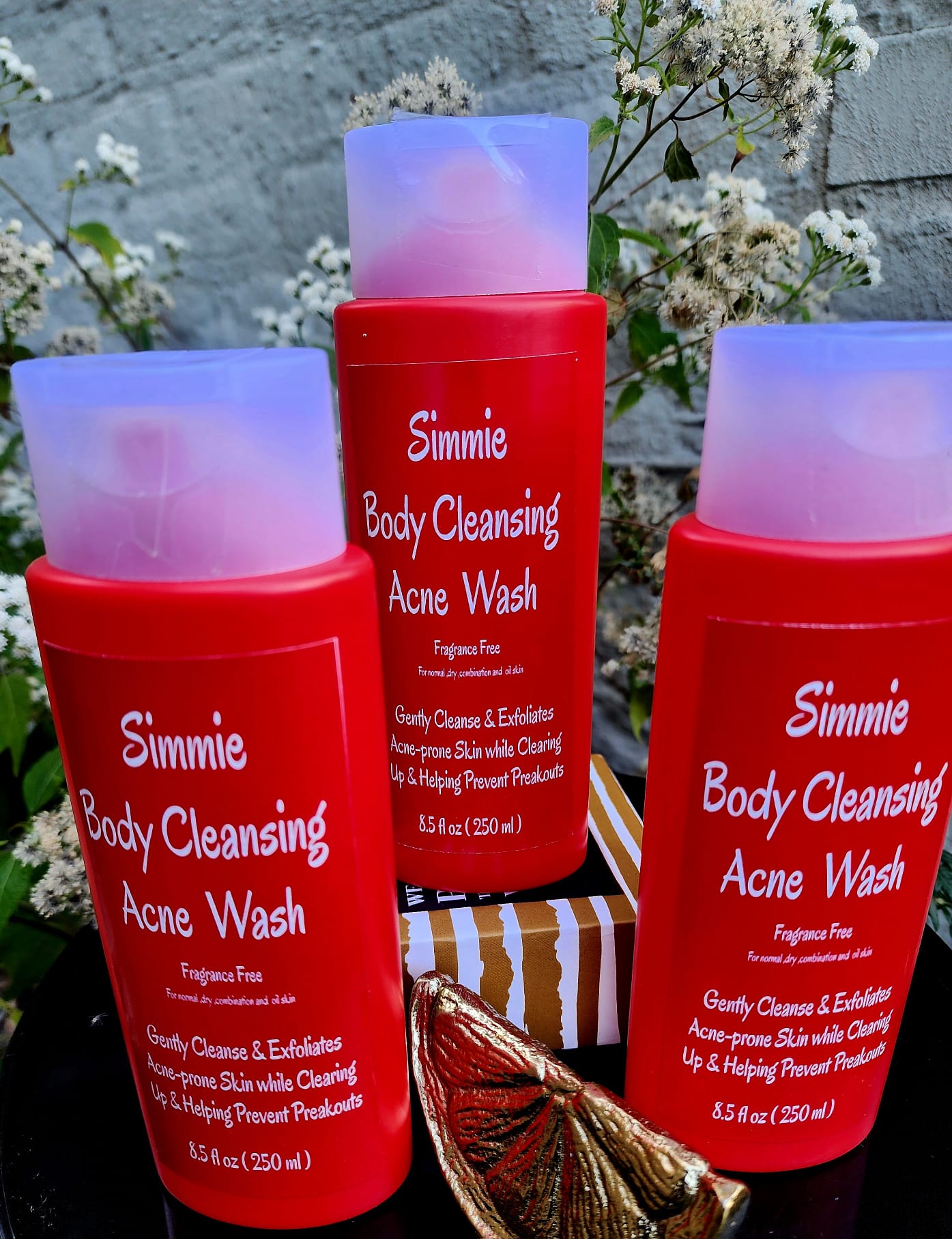 Simmie Body Cleansing Acne Wash (3 Pack )