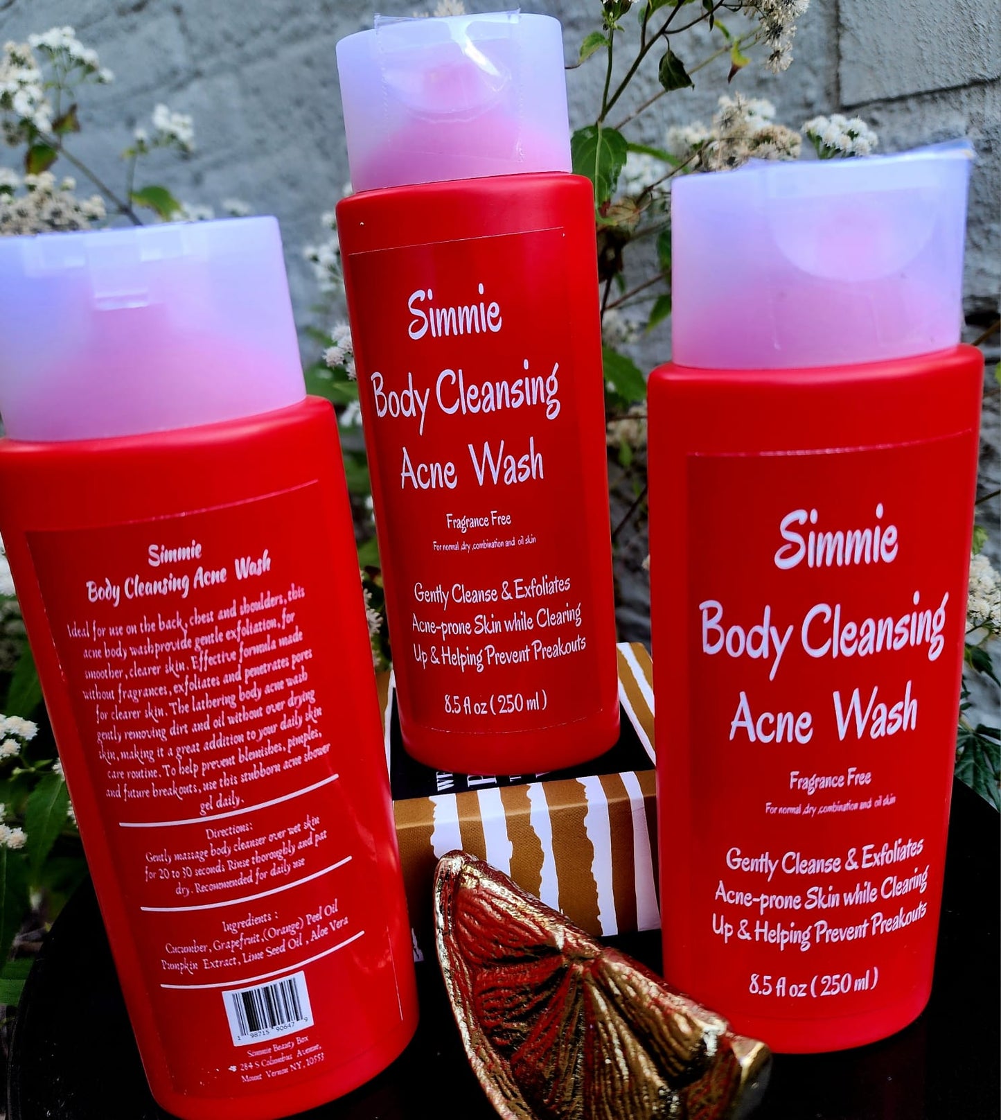 Simmie Body Cleansing Acne Wash (3 Pack )