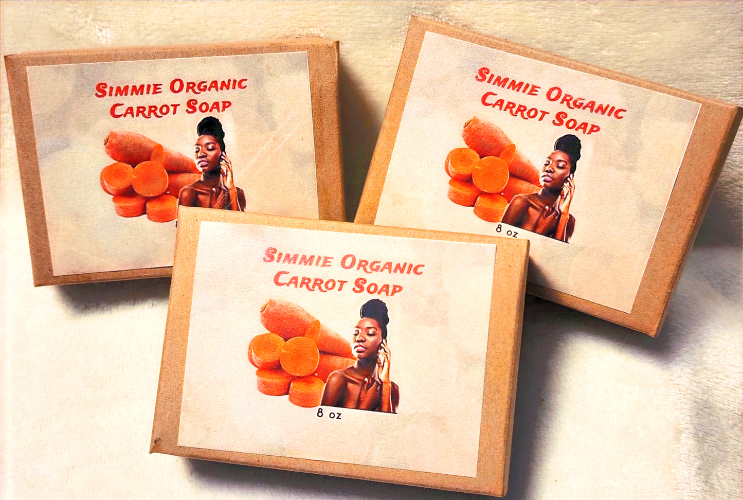 Simmie Organic Carrot Soap ( Combo 3 Count )
