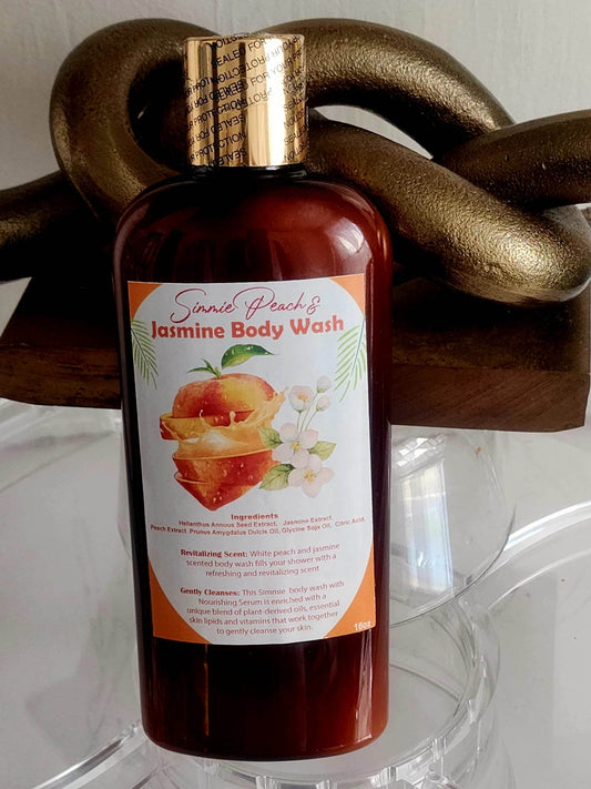 Simmie Peach and Jasmine Body Wash