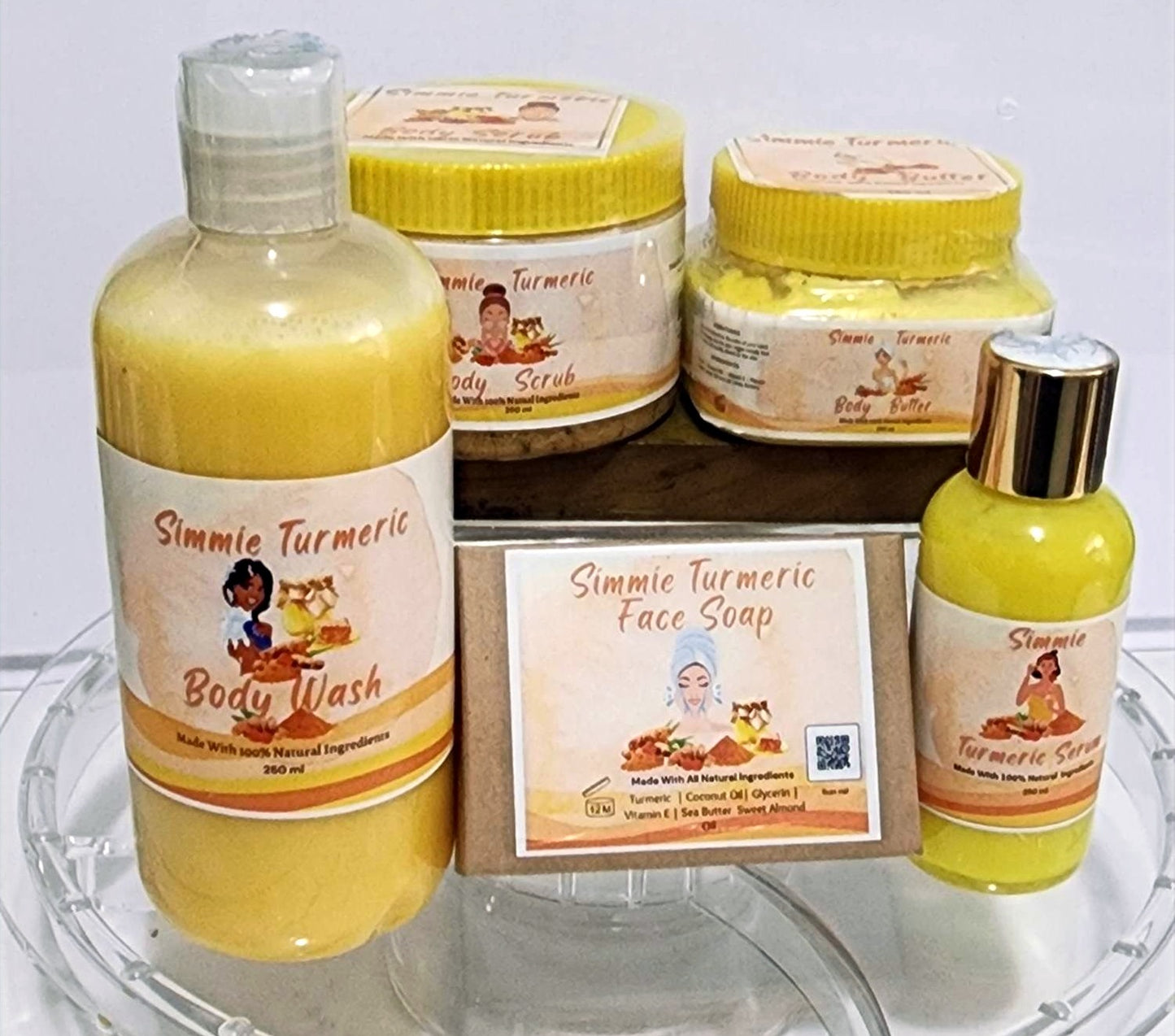 Simmie Turmeric Skin Brightening Collection