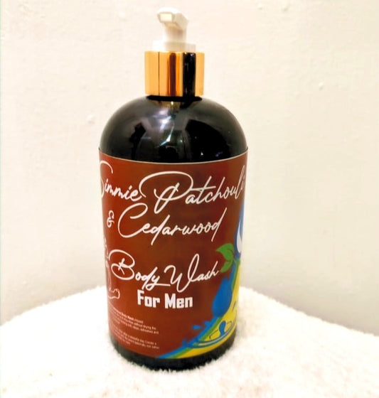 Simmie Patchouli & Cedarwood Body Wash For Men
