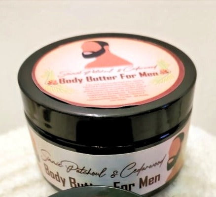Simmie Patchouli & Cedarwood Body Butter For Men