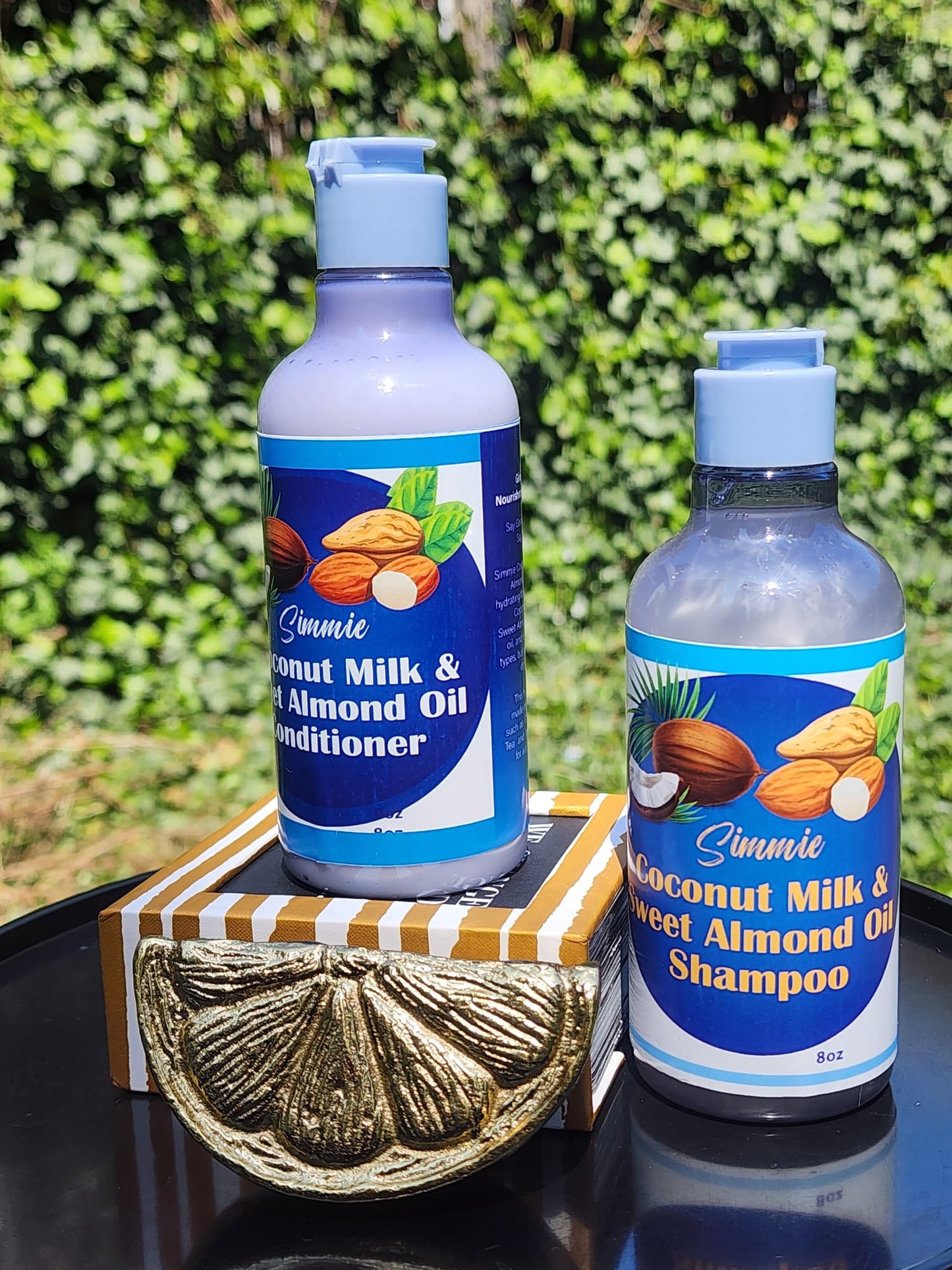 Simmie Coconut Milk & Sweet Almond Oil Shampoo & Conditioner (8oz)