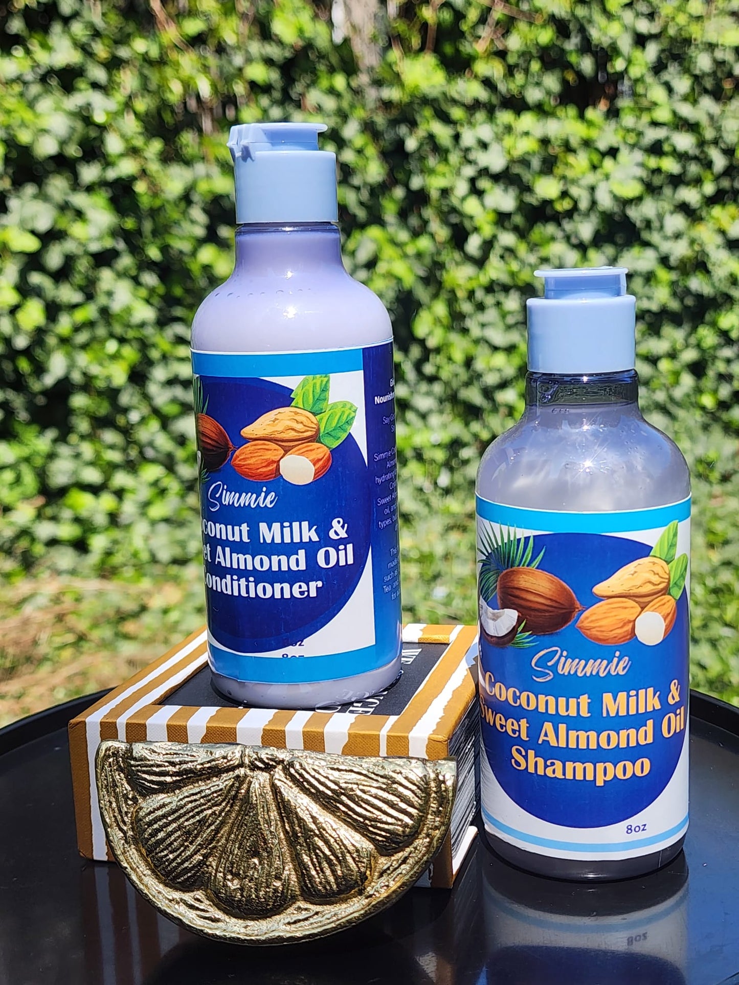 Simmie Coconut Milk & Sweet Almond Oil Shampoo & Conditioner (8oz)