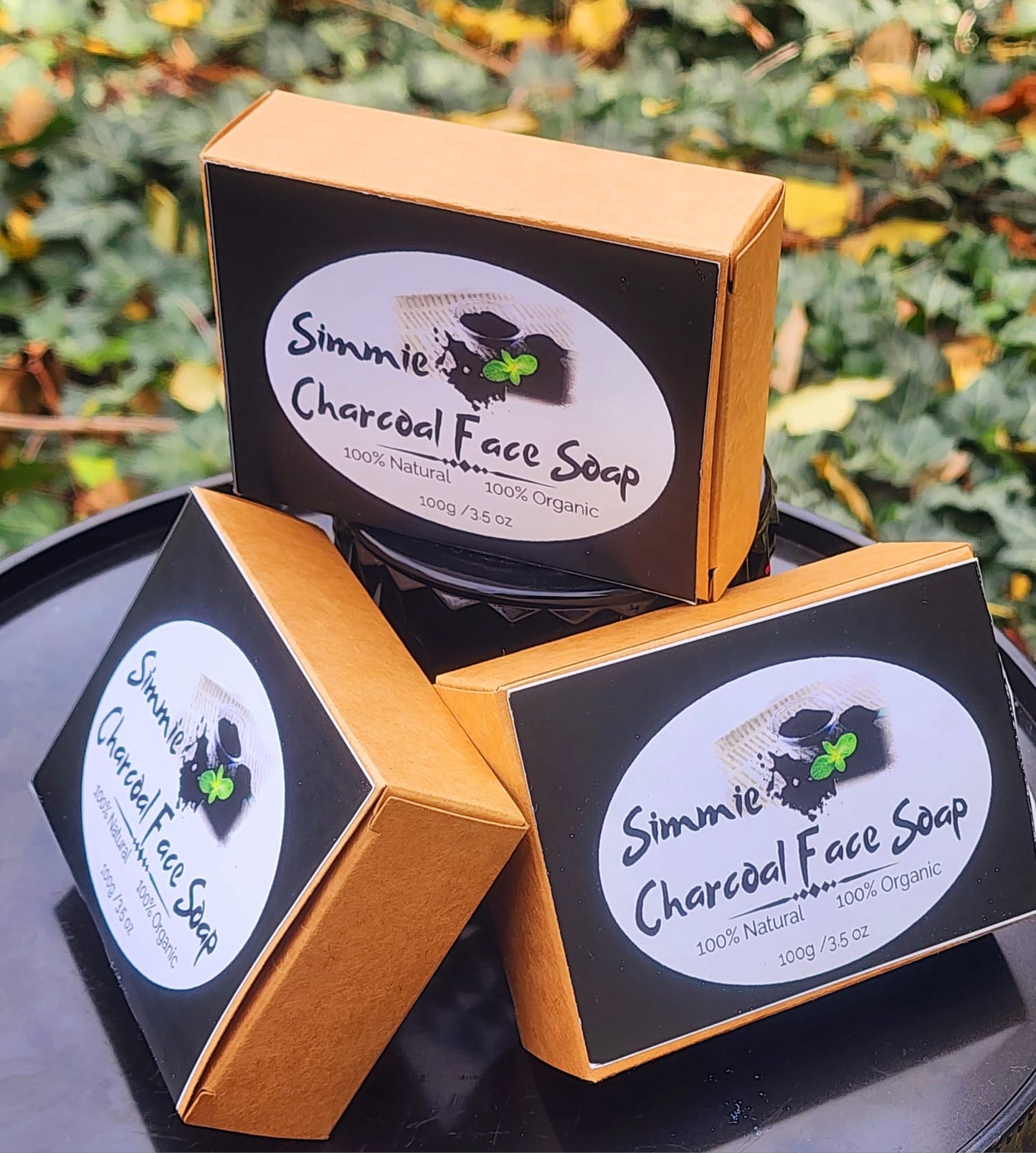 Simmie Charcoal Face Soap (3pack)
