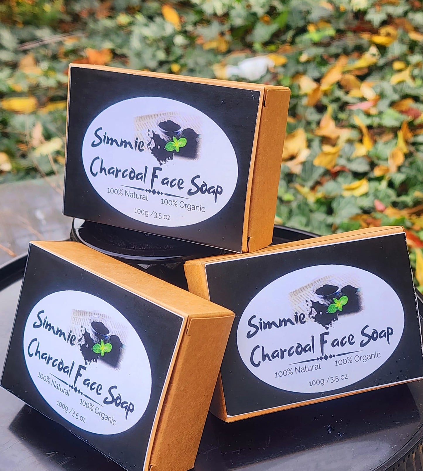 Simmie Charcoal Face Soap (3pack)
