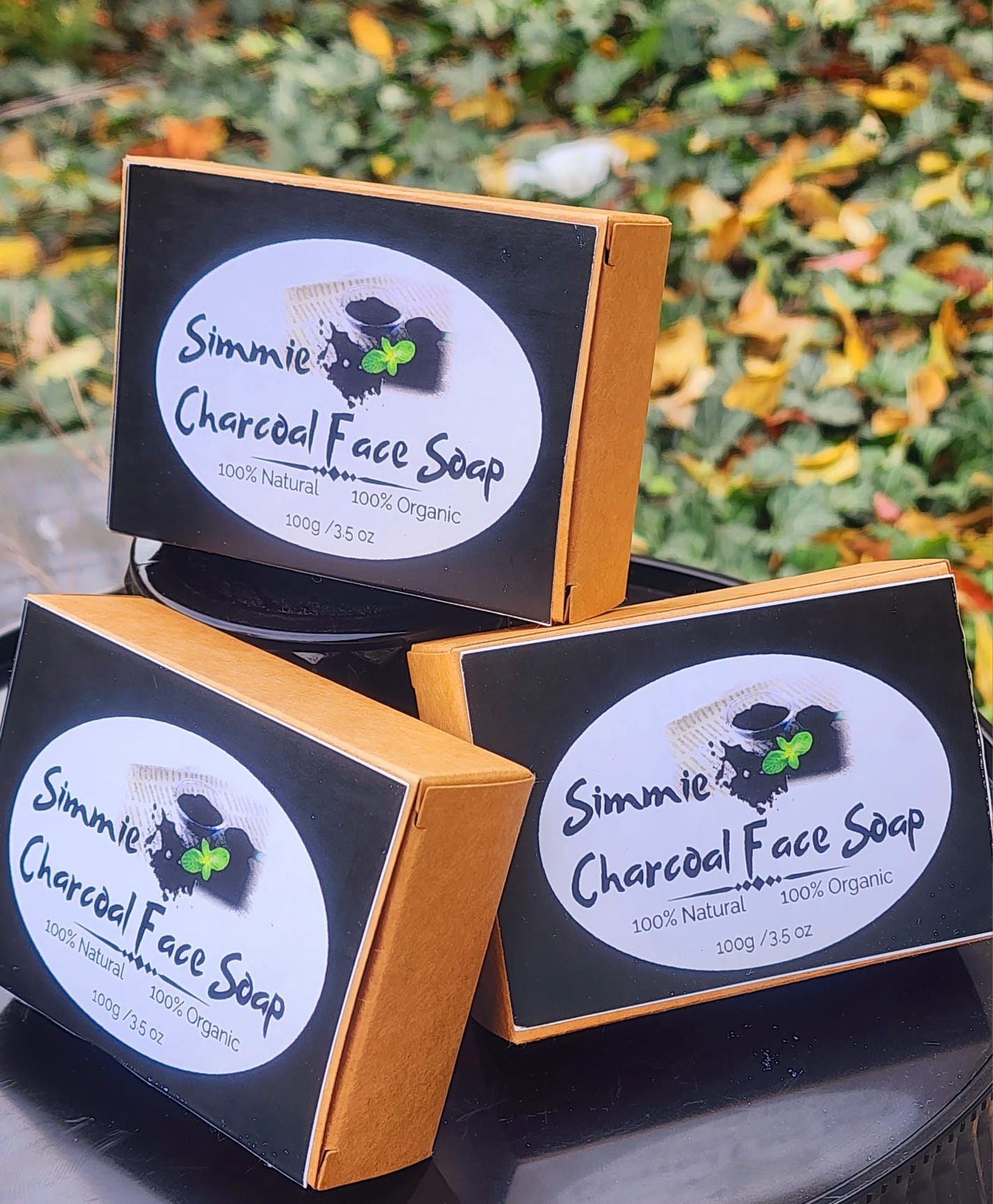Simmie Charcoal Face Soap (3pack)