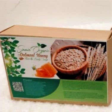 Simmie Organic Oatmeal ,Honey Face & Body Soap