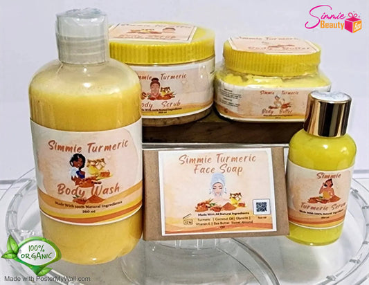 Simmie Turmeric Skin Brightening Collection