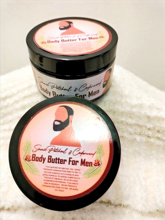 Simmie Patchouli & Cedarwood Body Butter For Men